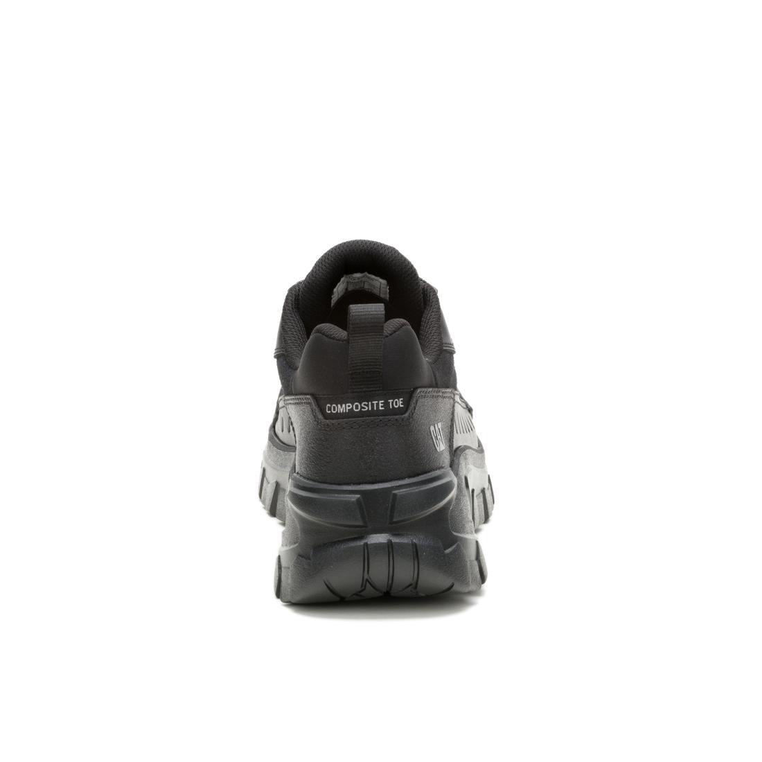 Invader Sport Lo Composite Toe Work Shoes - Black Suede Safety Sneakers for Men | Lightweight & Comfortable for Construction, Warehouse & Outdoor Work