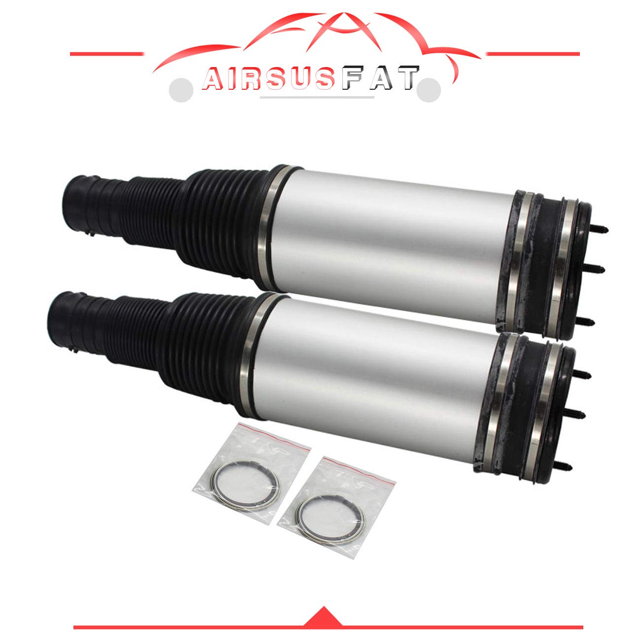 Mercedes-Benz W220 S350 S430 Rear Left Right Air Suspension Springs A2203205013 - Premium Air Shock Absorber Bellow Replacement 2203205013 for Smooth Ride & Enhanced Comfort | Perfect for Luxury Sedan Suspension Repair & Maintenance