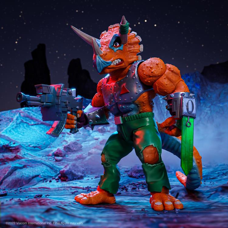 Super7 Teenage Mutant Ninja Turtles Triceraton ULTIMATES! Action Figure - Collectible TMNT Toy for Fans, Perfect for Display & Play | Home Decor, Office Display, Gift for TMNT Collectors