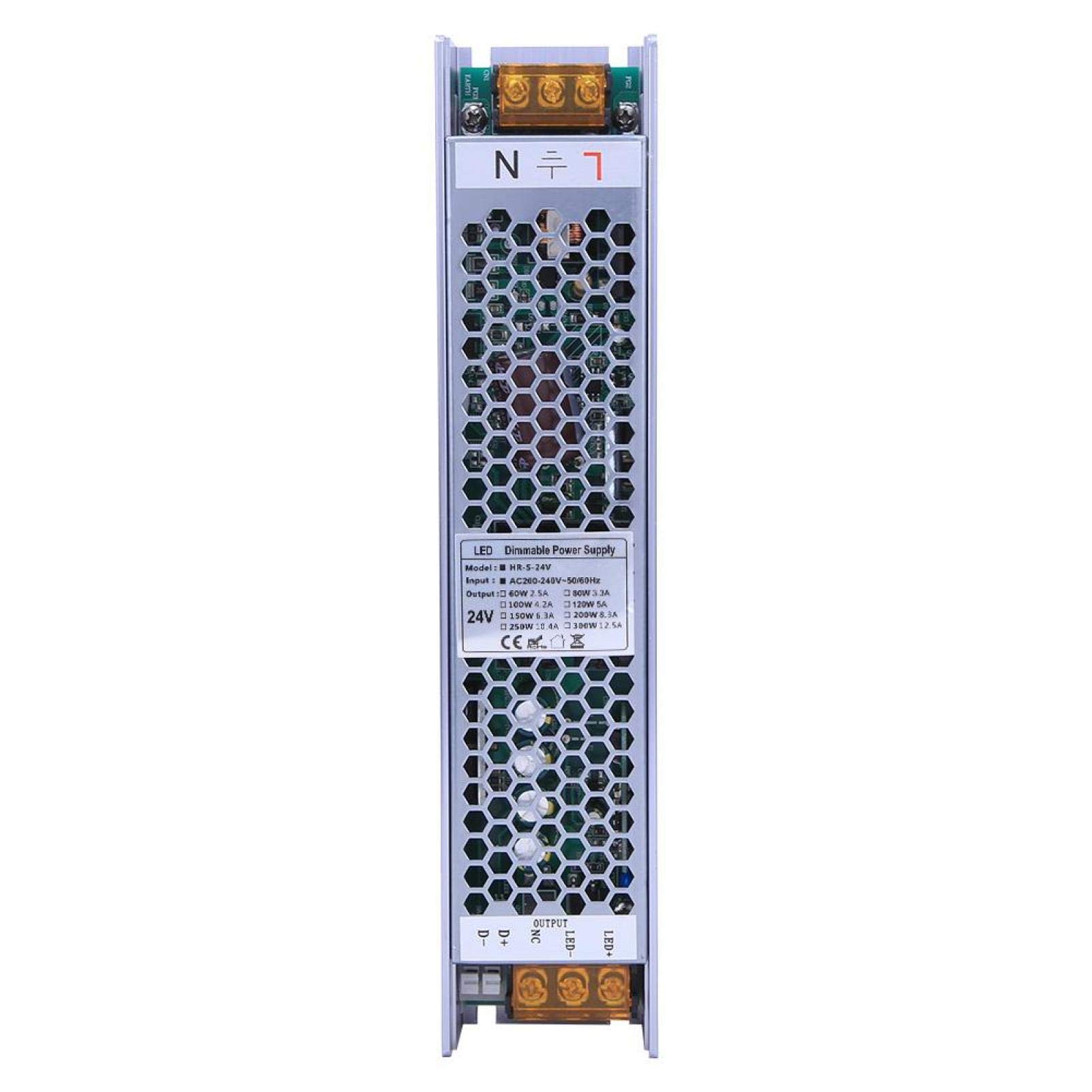24V 5A Dimmable LED Power Supply with DALI Control - Compatible with LED Strip Lights for Kitchen, Living Room & Bedroom Lighting