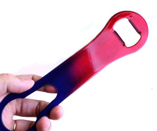 Color Fusion V Rod® Bottle Opener - Red & Blue | Durable Bar Tool for Home, Parties & Outdoor Adventures