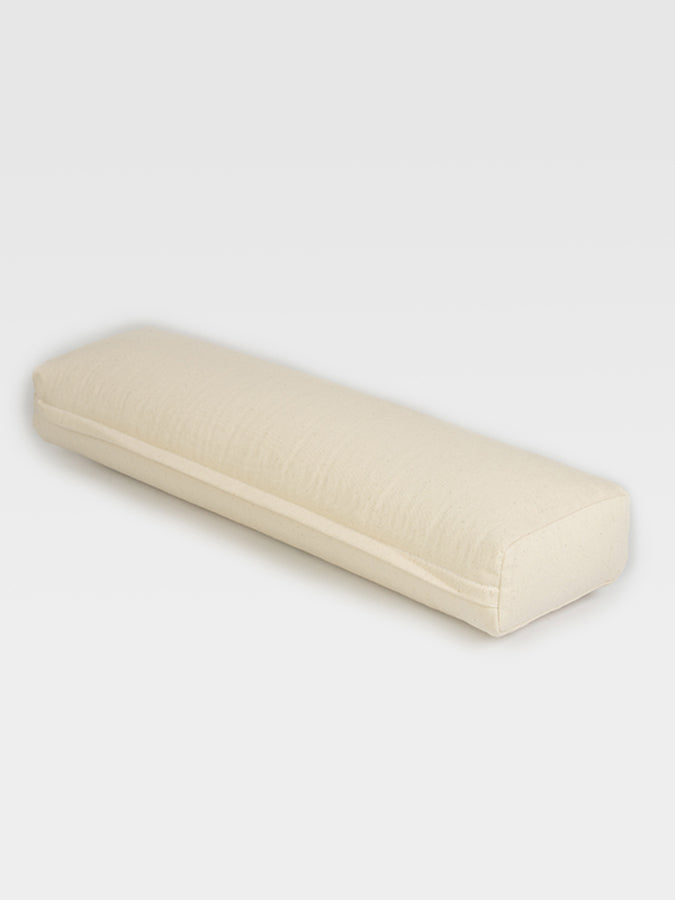 Organic Buckwheat Meditation Bolster Cushion for Yoga & Pranayama - Supportive Zafu Pillow for Home Studio, Zen Meditation & Relaxation - Perfect for Yoga Practice, Stress Relief & Mindfulness Training