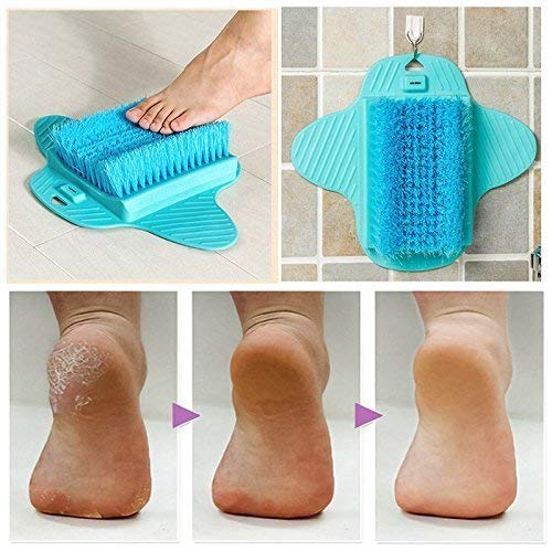 Cyrox Foot Scrubber & Massager - Deep Cleaning Exfoliating Brush for Soft Smooth Feet | Shower Slippers with Pumice Stone for Dead Skin Removal | Perfect for Pedicures, Callus Treatment & Spa Relaxation at Home (Multiple Colors)