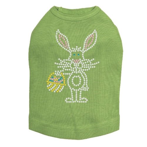 Easter Bunny with Basket Dog Tank Top - Soft Cotton Pet Shirt for Small & Medium Dogs - Cute Easter Outfit for Puppies - Perfect for Easter Photos & Holiday Celebrations