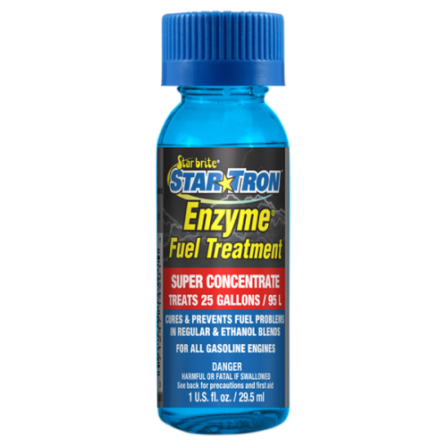 Star Brite 1oz Star*Tron Enzyme Fuel Treatment - Super Concentrated Gas & Diesel Additive for Marine, RV & Small Engines - Improves Performance & Reduces Emissions