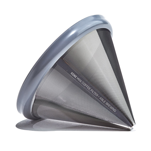 Premium Kone Coffee Filter - Reusable Stainless Steel Pour Over Coffee Maker for Home & Travel - Perfect for Chemex, V60, and Drip Coffee Brewing