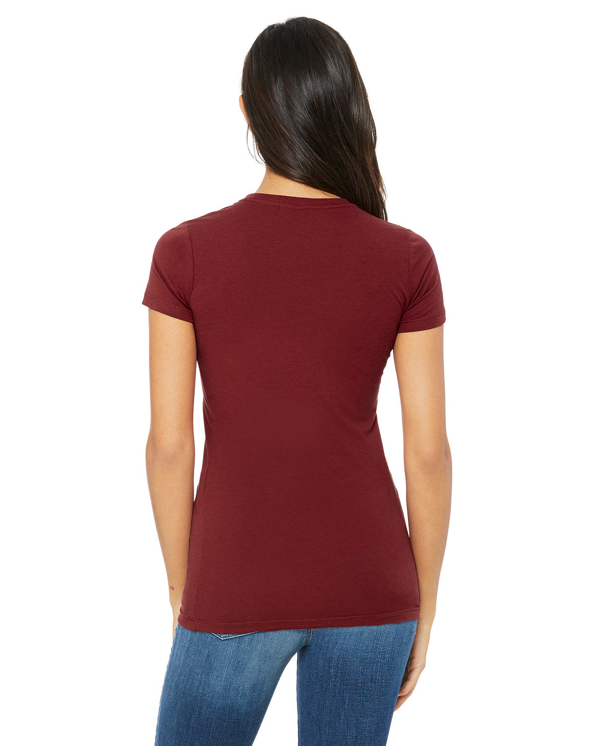 Bella + Canvas 6004 Women's Slim Fit Short Sleeve V-Neck T-Shirt - Soft Cotton Blend for Casual Wear, Workout & Everyday Comfort