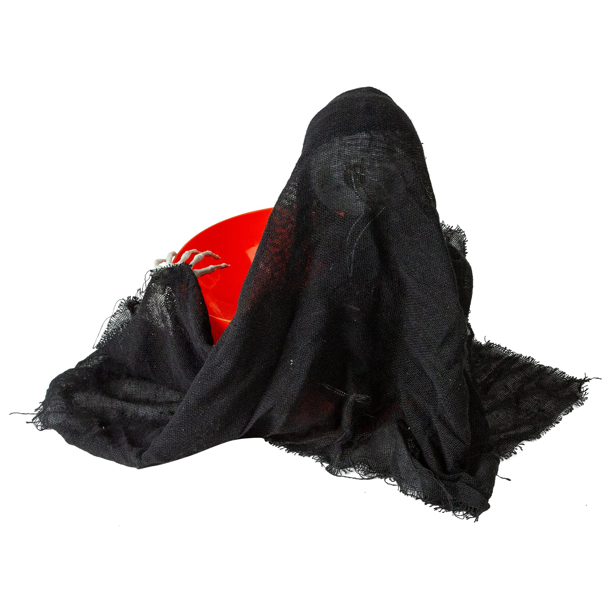 Animated Grim Reaper Halloween Candy Bowl - 10.5