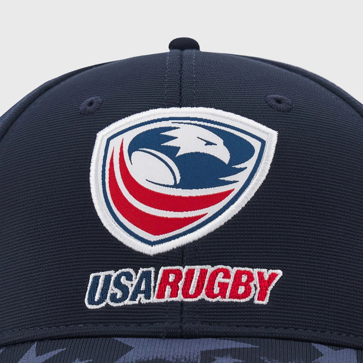 Macron USA Rugby Baseball Cap - Navy Blue Adjustable Hat for Men & Women - Perfect for Rugby Games, Sports Events & Outdoor Activities