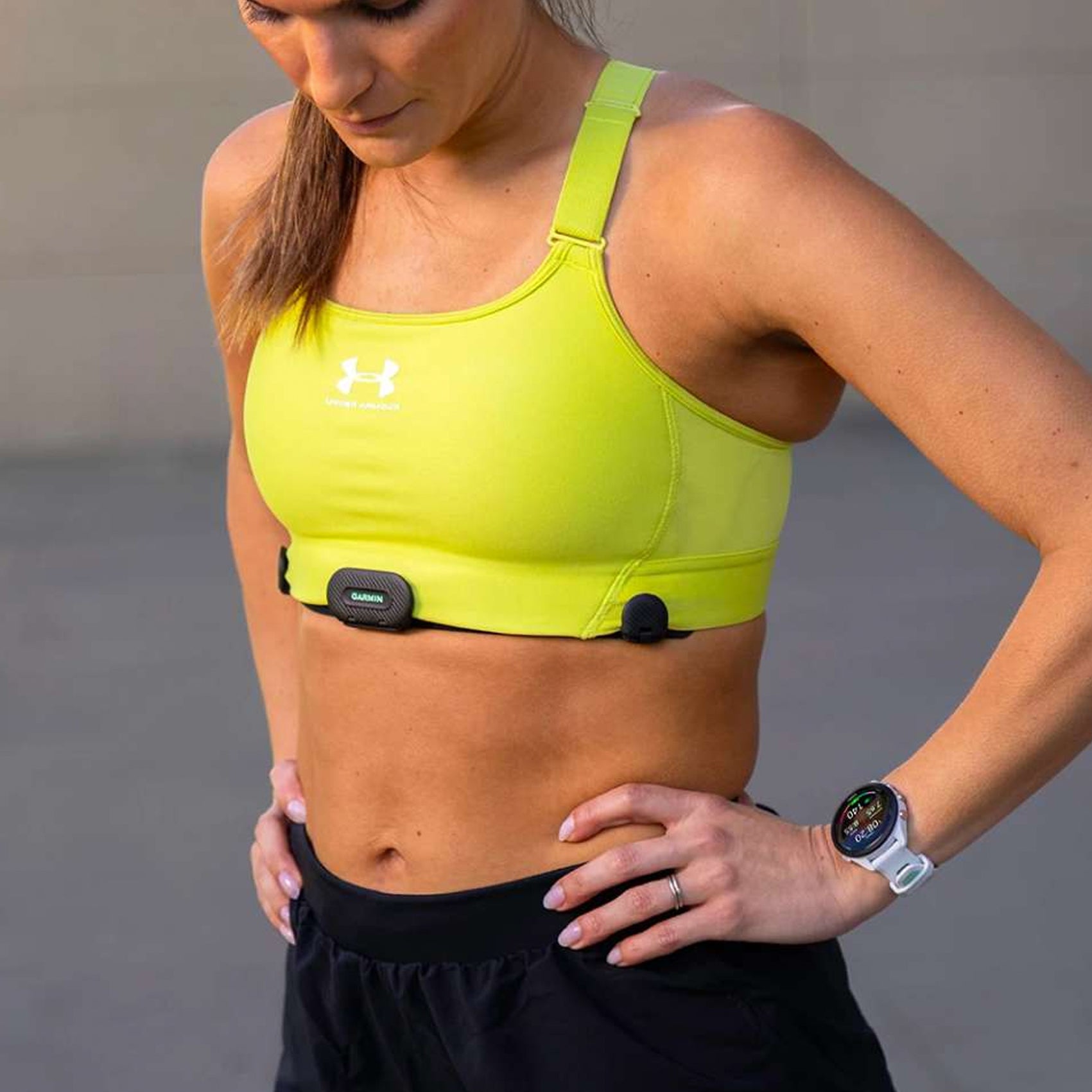 Garmin HRM Fit Heart Rate Monitor for Women - Accurate Wearable Fitness Tracker for Running, Cycling & Workouts - Wireless Bluetooth Chest Strap for Gym & Outdoor Sports