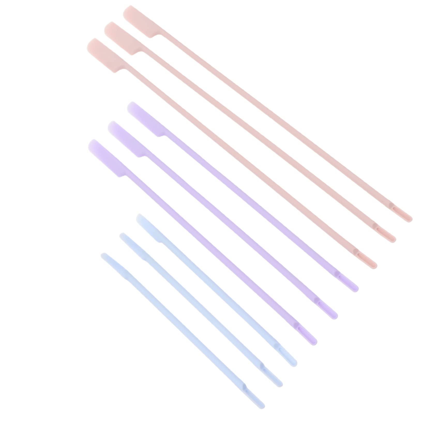 9-Piece Mini Cosmetic Spatula Set - Blender Makeup Spatulas, Cream Scoops & Lip Gloss Applicators - Perfect for Makeup Lotion, Skincare Jars & Travel Beauty Kits