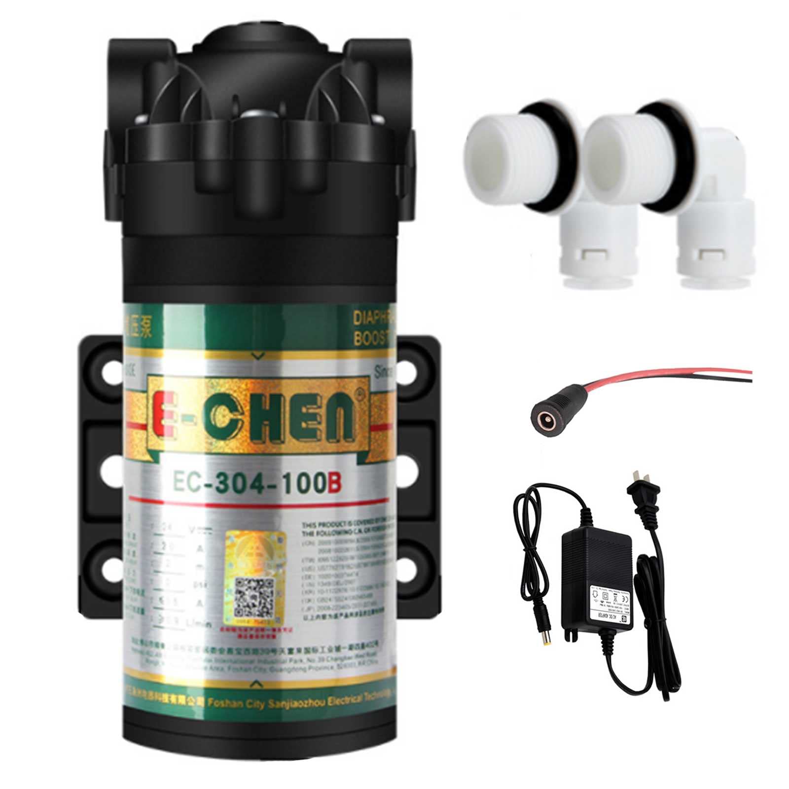 24V 100G TANGER Water Diaphragm Pressure Pump - Self Priming Booster Pump for Water Purifiers, RO Systems & Home Appliances | Ideal for Household Water Pressure Boosting, Aquariums & Small Irrigation Systems