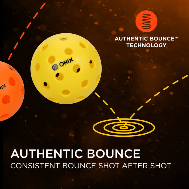 Onix Pure 2 Outdoor Pickleball Balls - Official USBC Approved Tournament Balls for Competitive Play (Yellow) - Perfect for Backyard, Park & Court Games