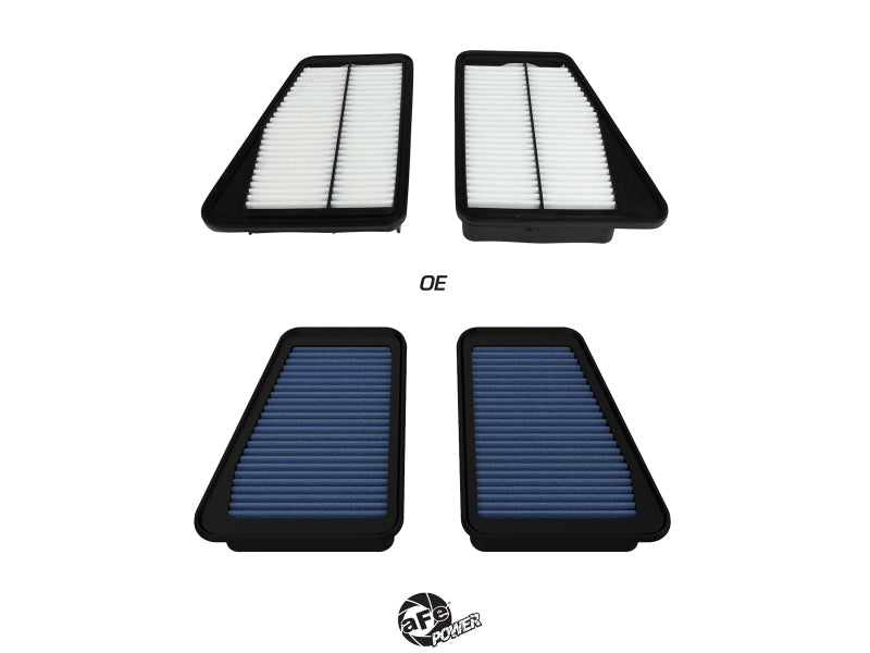 aFe 18-21 Kia Stinger V6 3.3L (TT) Magnum FLOW OE Replacement Air Filter with Pro 5R Media - High Performance Air Intake for Better Engine Power & Fuel Efficiency