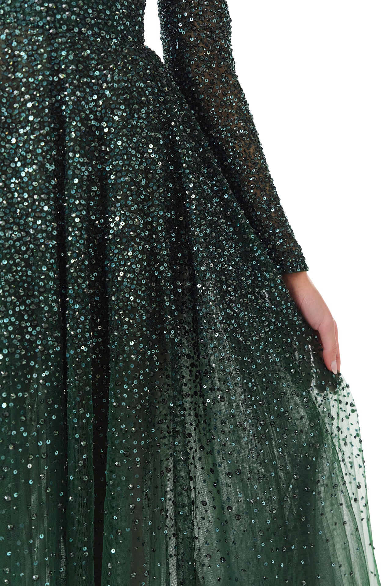 Elegant Off-The-Shoulder Embroidered Ball Gown Dress for Women - Perfect for Prom, Evening Parties & Formal Events