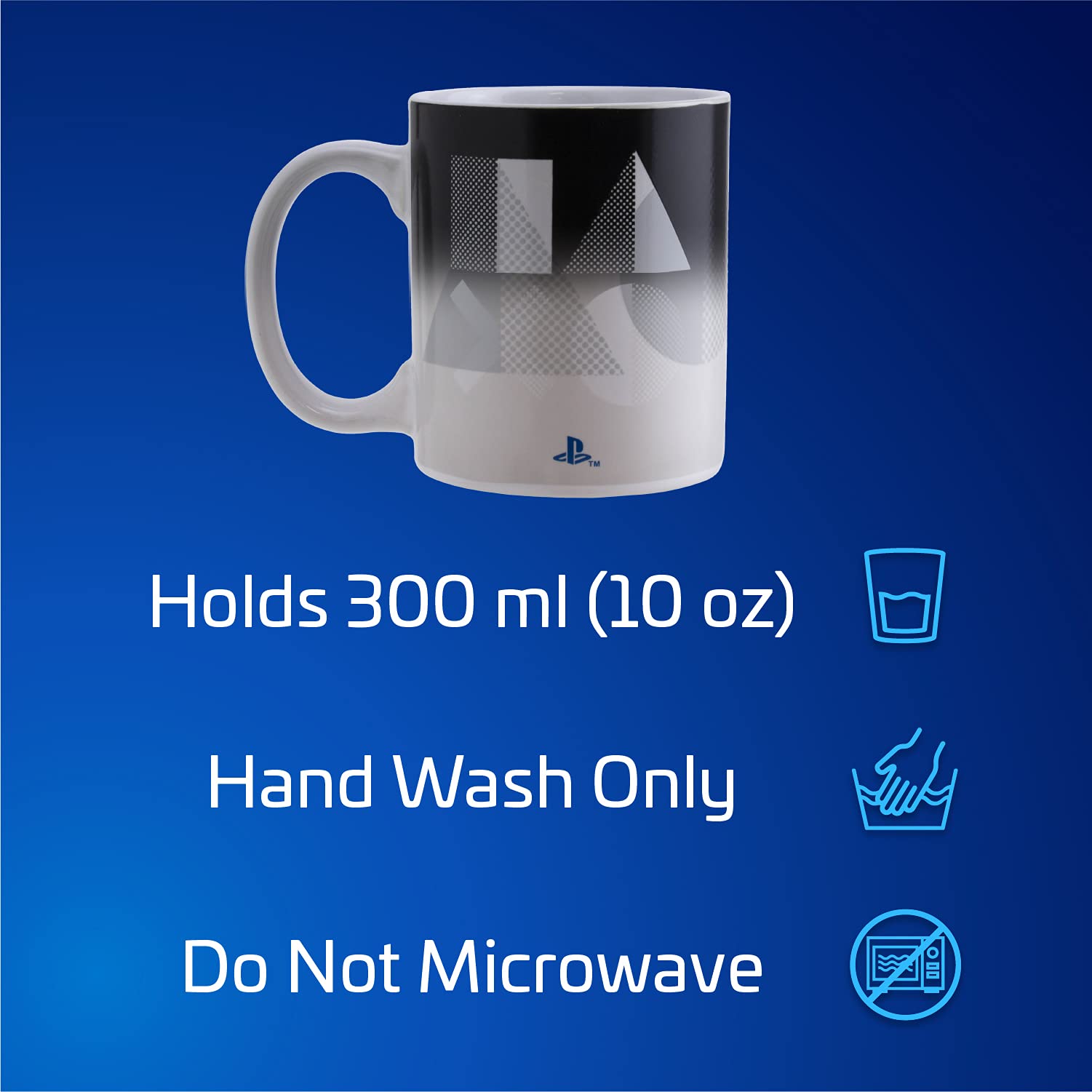 Official PlayStation 5 Heat Change Mug - Licensed Sony Merchandise | Video Game Gift for Gamers, Perfect for Coffee & Gaming Sessions