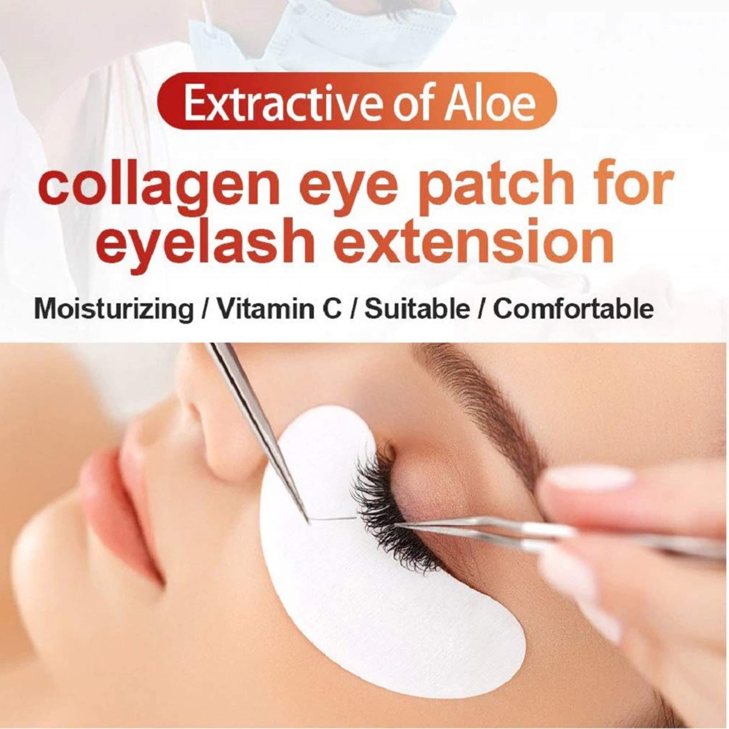 Trendy False Eyelash Extension Lint-Free Eye Gel Patches for Makeup & Under Eye Care - Pack of 5 | Perfect for Eyelash Extensions, Dark Circle Treatment & Spa Days