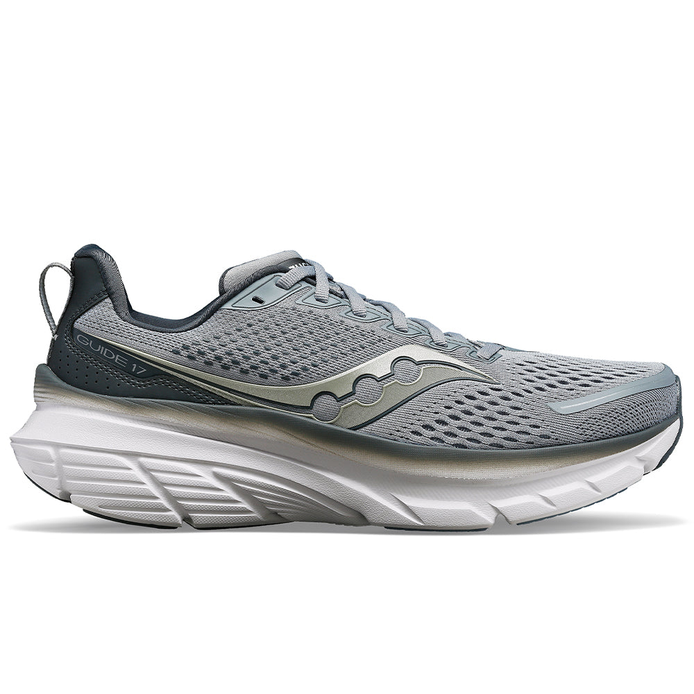 Saucony Guide 17 Men's Running Shoes - Flint/Shadow - Size 9.5 4E Extra Wide - Perfect for Road Running, Jogging & Gym Workouts