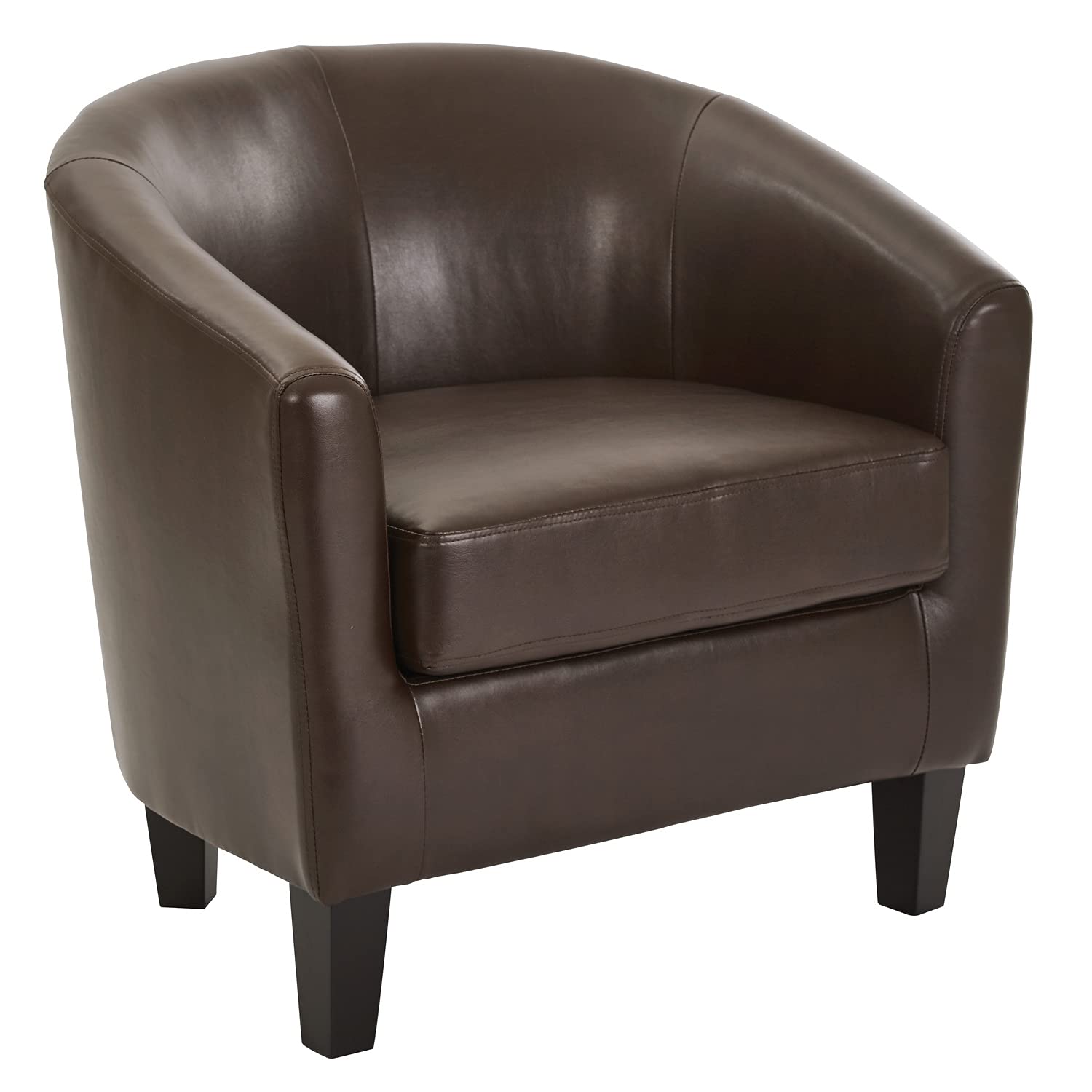 ETN-PD24 Classic American Corner Furniture in Cocoa Brown - Perfect for Living Rooms, Offices & Cozy Reading Nooks