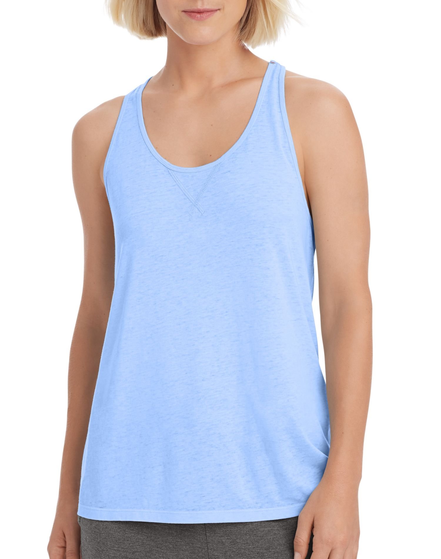 Champion Women's Authentic Wash Tank Top - Soft Breathable Cotton Casual Workout & Lounge Wear for Gym, Yoga, and Everyday Comfort