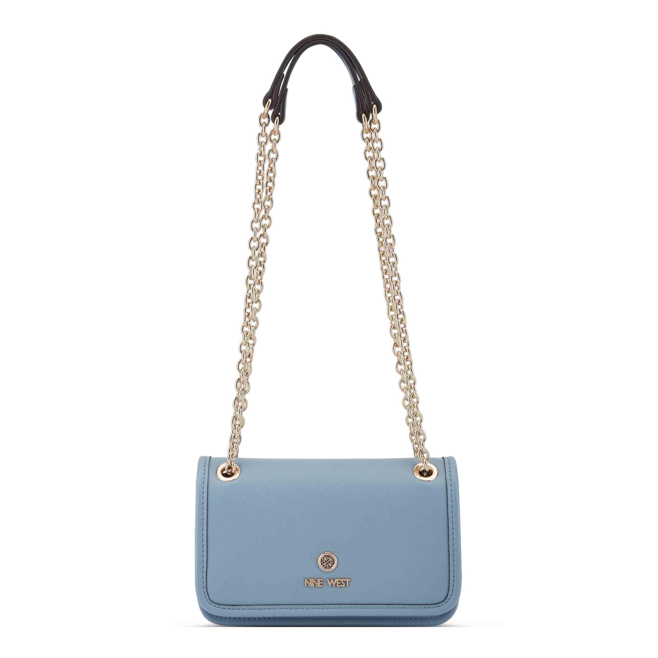 Nine West Saoirse Mini Convertible Crossbody Flap Bag - Stylish Leather Shoulder Purse for Women | Perfect for Work, Travel & Everyday Use