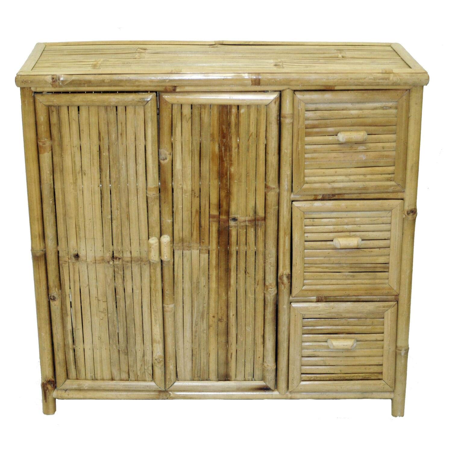 Bamboo Shelf Storage Drawers - Organize Closet, Bathroom & Office - Eco-Friendly & Durable