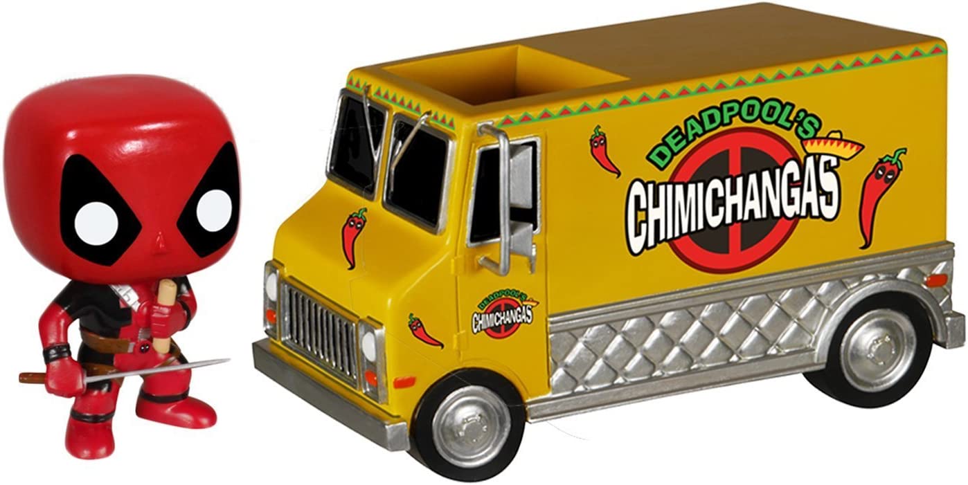 Deluxe Marvel Deadpool Chimichanga Truck #10 - Collectible Action Figure Toy for Adults & Kids - Perfect for Display, Gifts, and Marvel Comics Fans
