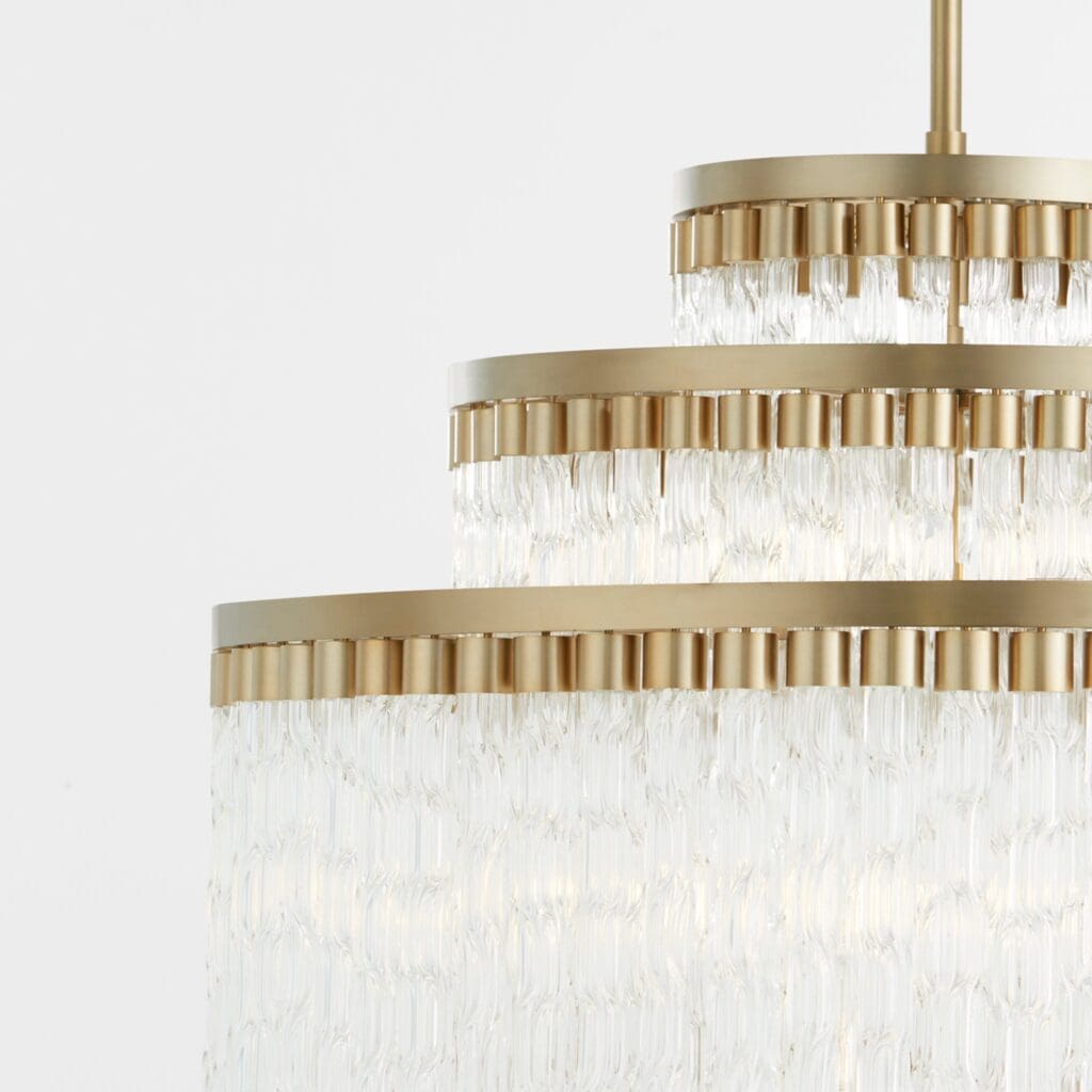 Cyan Design 11676 Noble 18-Light Chandelier in Aged Brass - Elegant Dining Room & Foyer Lighting Fixture for Classic Home Decor