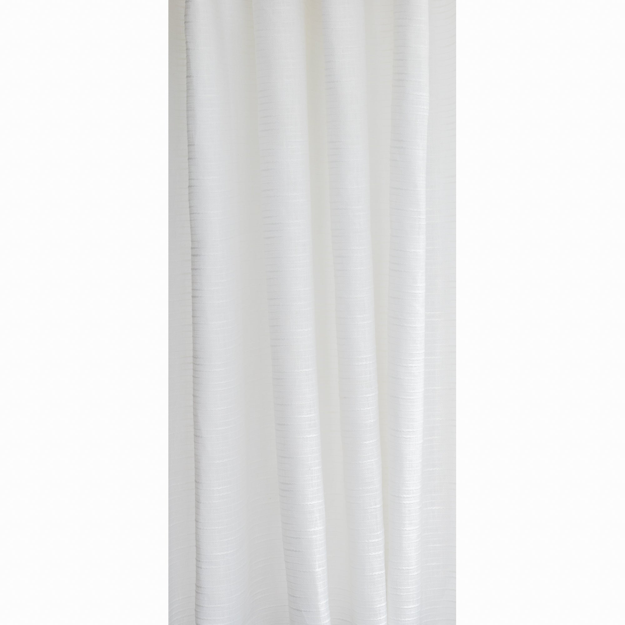 Sabine Embroidered Sheer Fabric - Cloud White - Premium Lightweight Curtain Material for Living Room, Bedroom & Wedding Decor