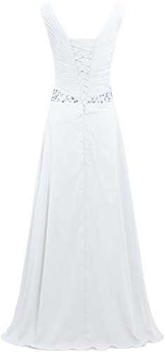 Elegant Women's V-Neck Sleeveless Long Evening Gown for Prom, Formal Dresses & Special Occasions - Perfect for Weddings, Galas, and Black Tie Events