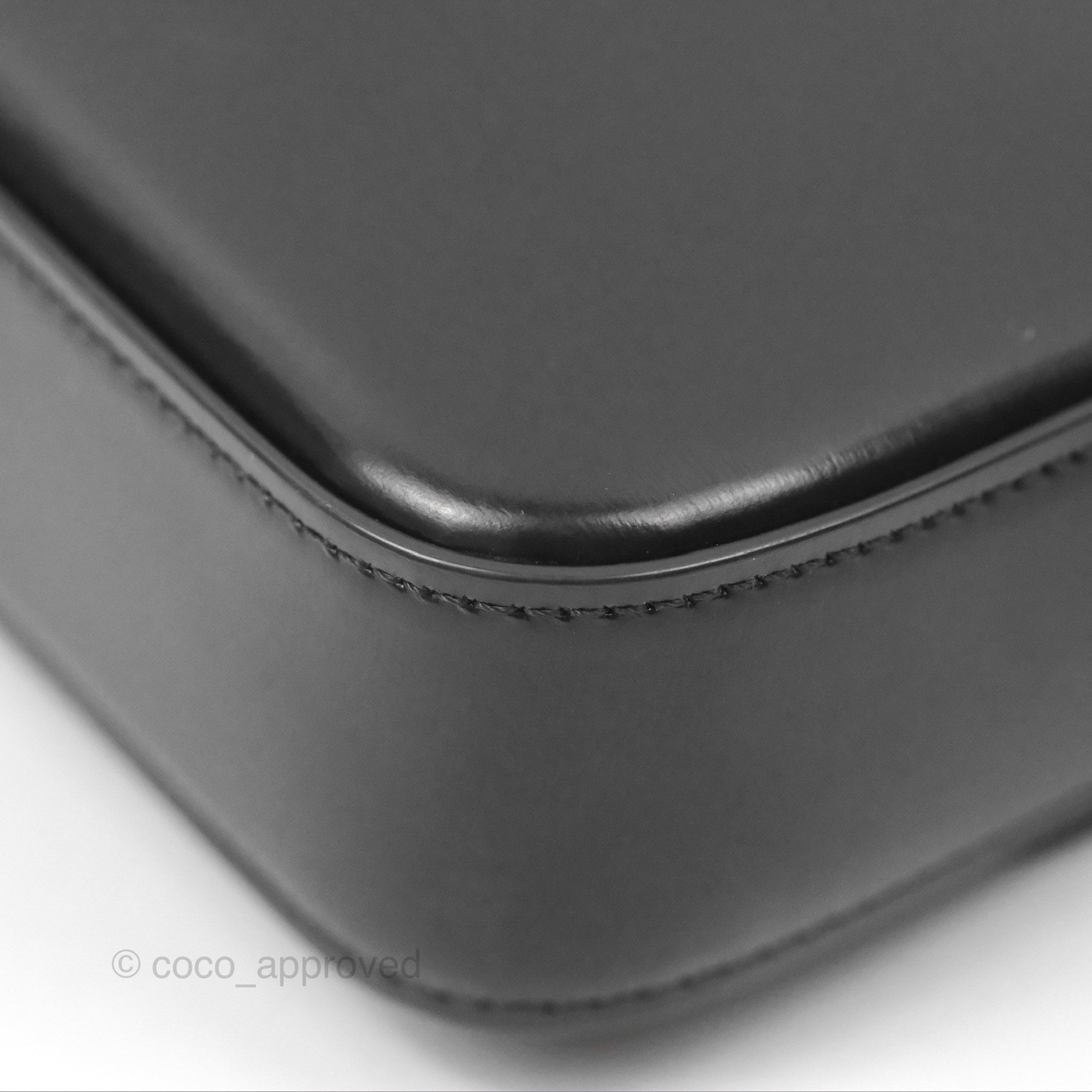 Celine Triomphe Shoulder Bag in Black Calfskin Leather - Luxury Designer Handbag for Women, Perfect for Work, Travel & Evening Events