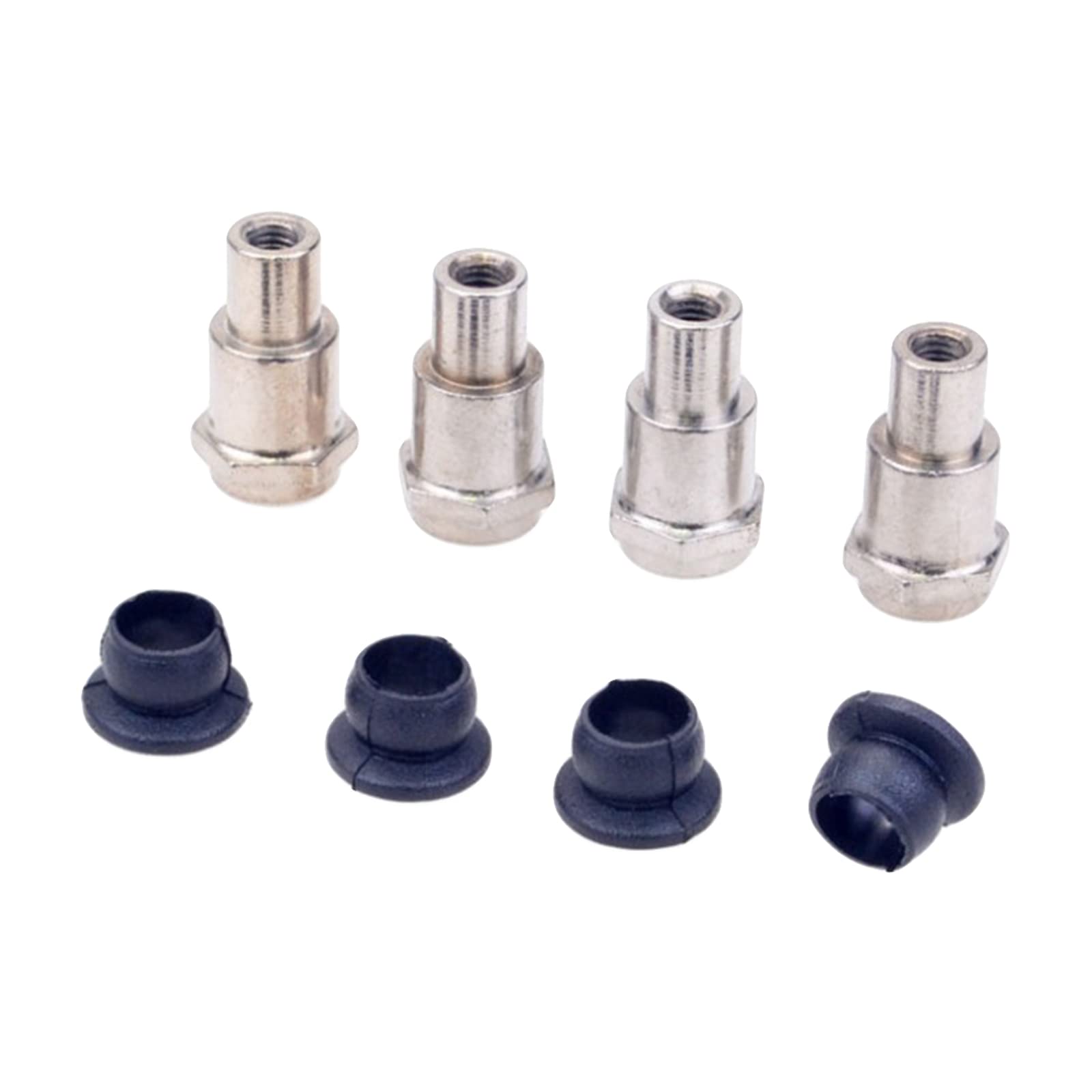 TOG 4Pcs Metal Shock Absorber Bushing Kit for 1:8 Scale RC Monster Trucks - Compatible with ZD Racing 1/8 RC Cars - Durable Suspension Upgrade Parts for Off-Road Bashing & Racing - Perfect for Hobbyists & RC Enthusiasts