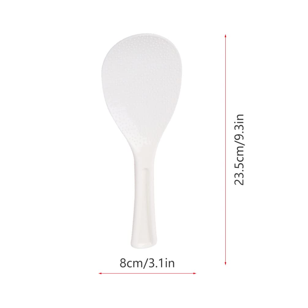 Zerodeko 4-Piece Non-Stick Rice Cooker Spoon Set - Durable Kitchen Utensils for Rice Scooping, Serving & Cooking - Perfect for Home, Restaurant & Meal Prep - BPA-Free Rice Paddles & Spatulas for Easy Rice Removal & Stirring