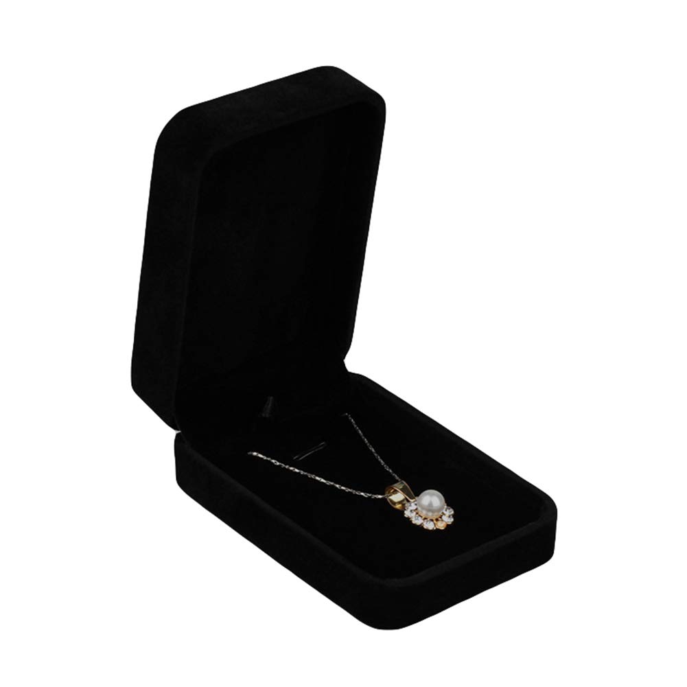 Velvet Jewelry Box for Rings Necklaces Bracelets - Gift & Storage for Travel