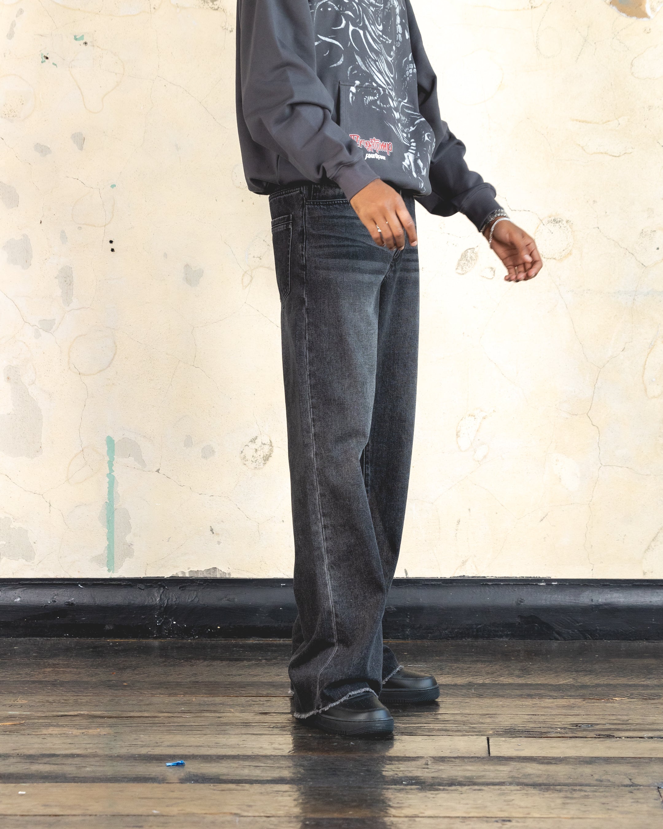 404 205 Bootcut Jeans for Women - Classic Black Denim Pants with Stretch Comfort - Perfect for Casual Wear, Work & Night Out