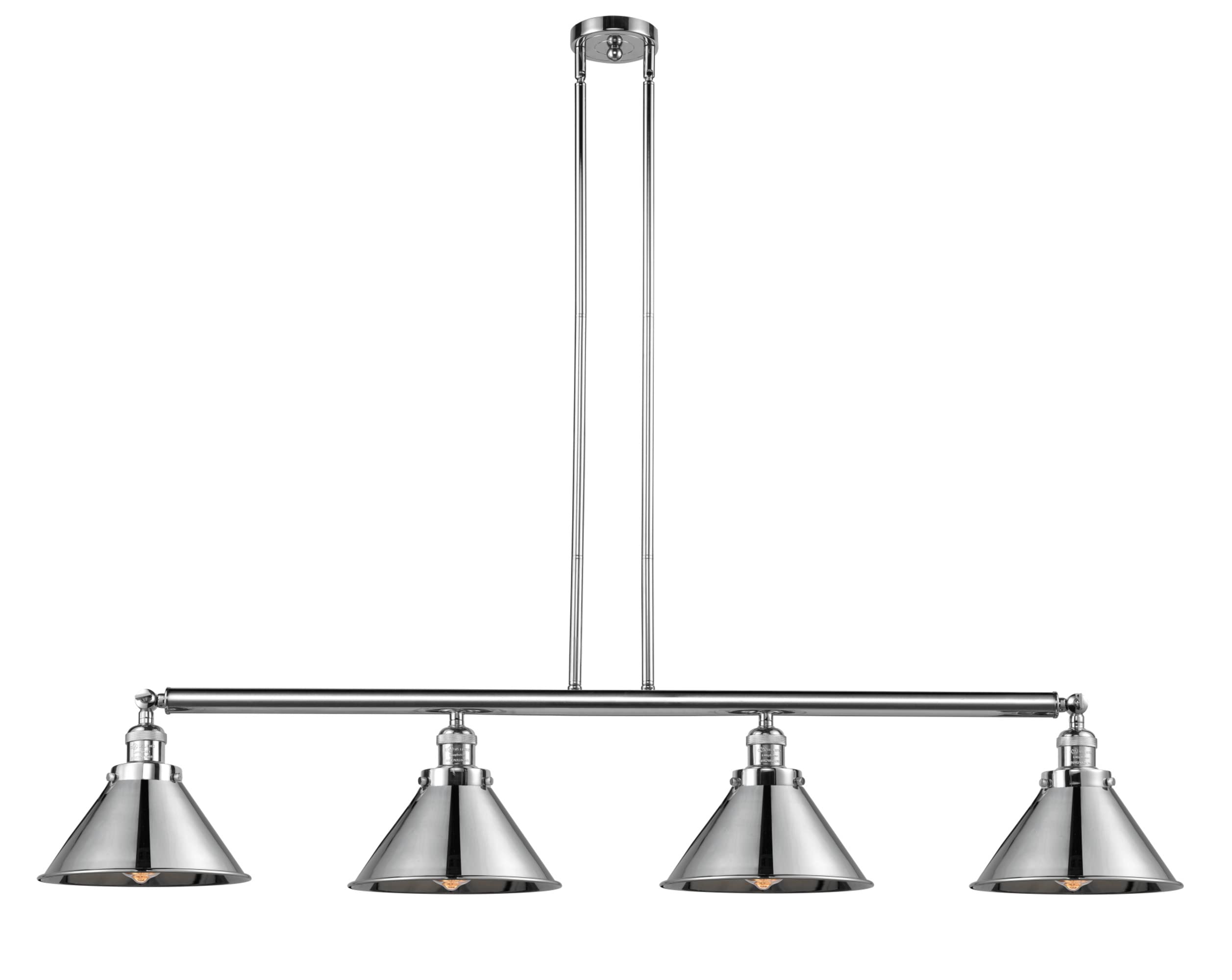 Briarcliff 3-Light Island Pendant Lighting Fixture in Polished Nickel - Modern Kitchen Island Lighting for Dining Room & Home Decor
