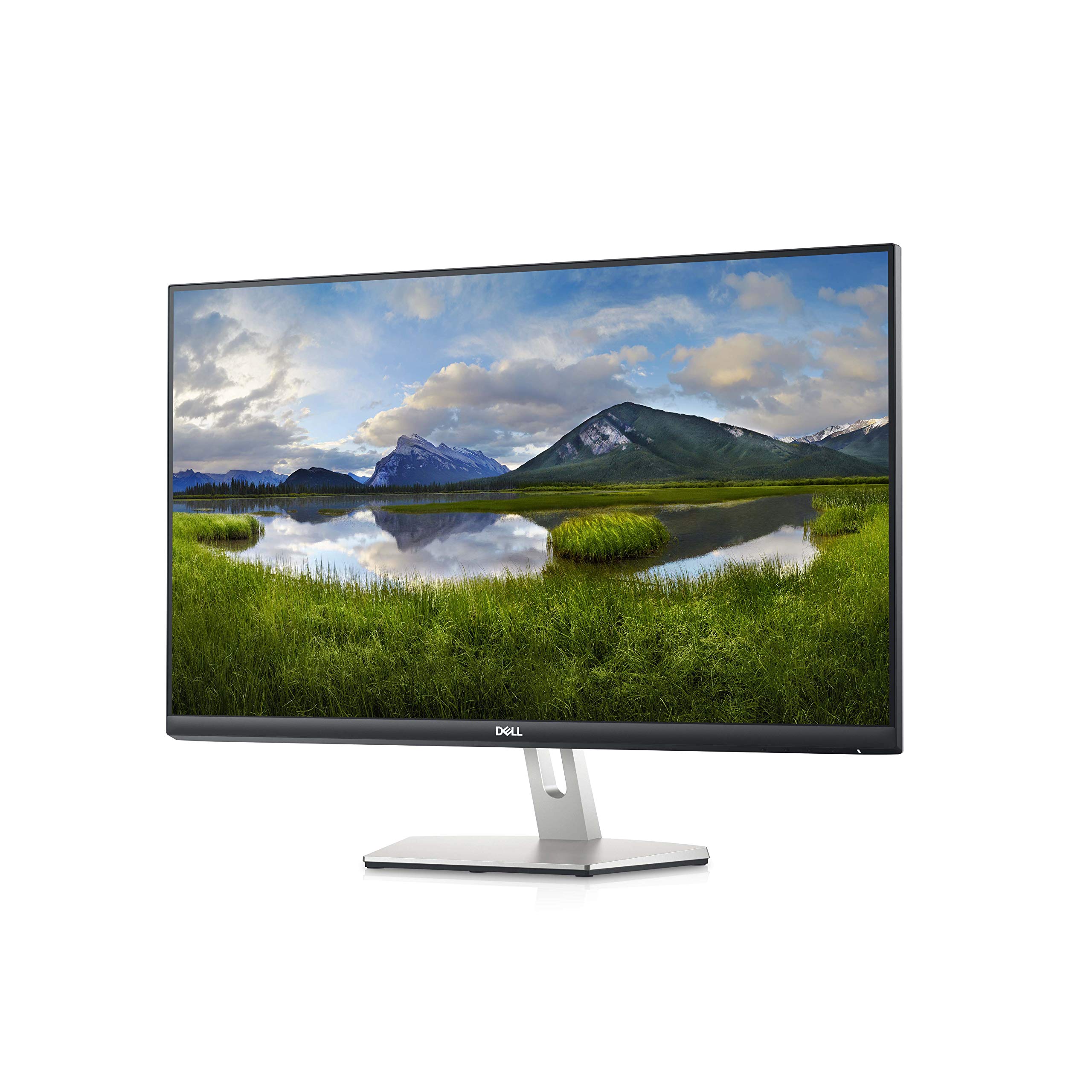 Dell S2721D 27 Inch QHD 1440p IPS Monitor with Ultra-Thin Bezel, AMD FreeSync, HDMI & DisplayPort, Built-in Speakers, VESA Certified - Silver | Perfect for Gaming, Office Work & Home Entertainment