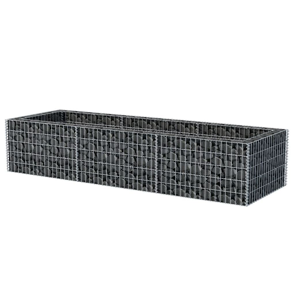 **Galvanized Steel Gabion Raised Garden Bed - 106.3