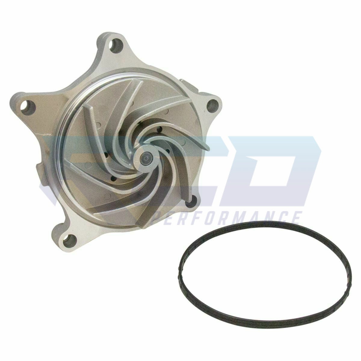 High-Performance 6.4L Ford Power Stroke Aluminum Impeller Water Pump - Heavy Duty Cooling Solution for Trucks, Off-Road & Towing Applications