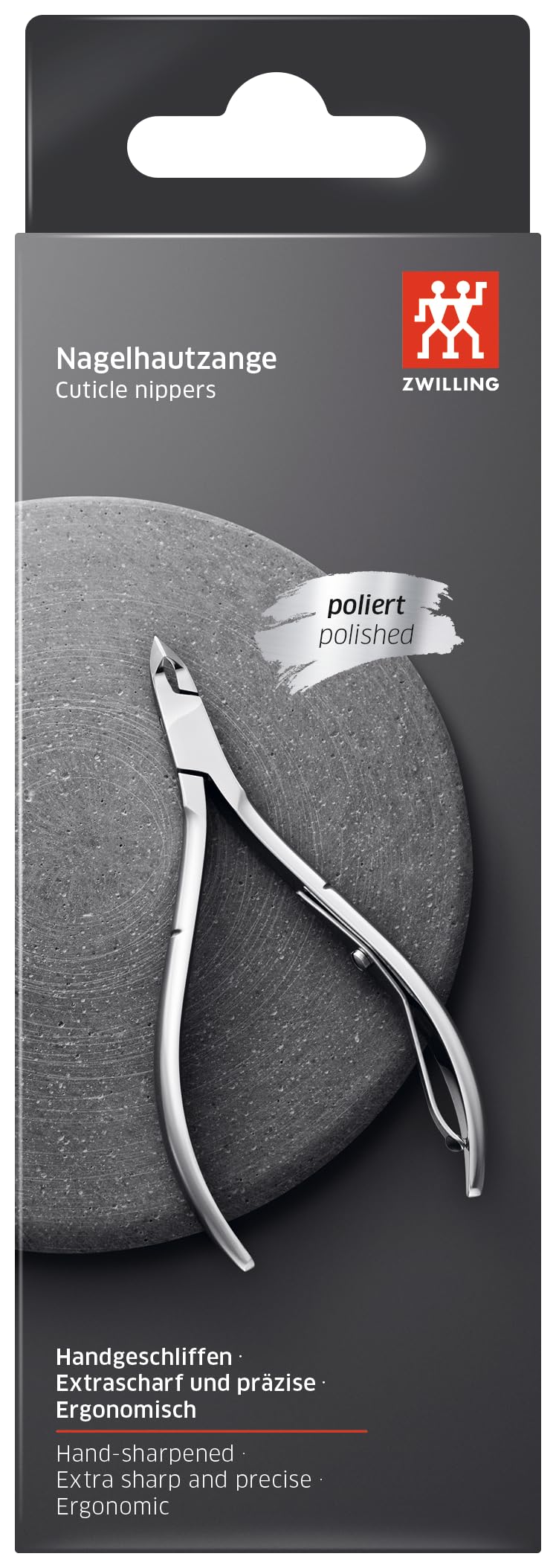 Zwilling 42561-101-0 Classic Stainless Steel Cuticle Pusher, 100mm - Professional Nail Care Tool for Manicure & Pedicure at Home or Salon
