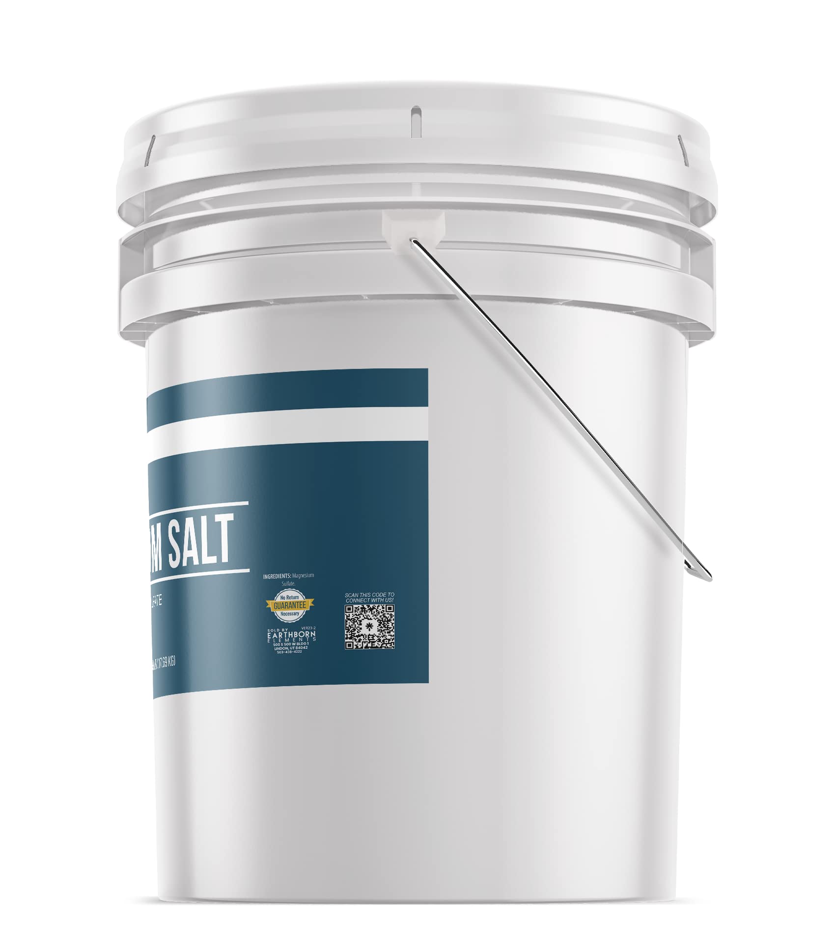 Earthborn Elements Pure & Undiluted Lavender Epsom Salt & Epsom Salt Bundle (5 Gallons Each) - Bulk Sizes for Relaxing Bath Soaks, Muscle Relief & Natural Cleaning