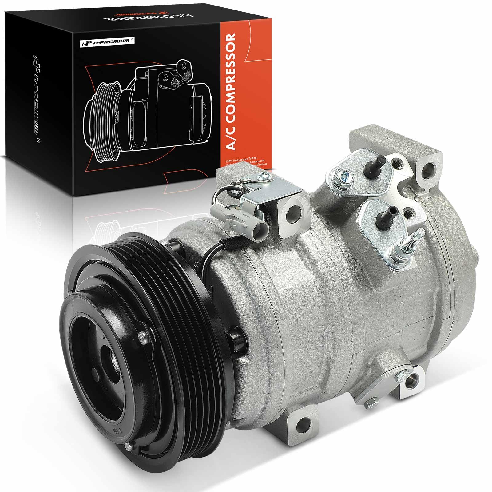 Premium AC Compressor with Clutch for 2000-2006 Toyota Tundra 4.7L - High Performance Replacement Part for Cool & Comfortable Driving
