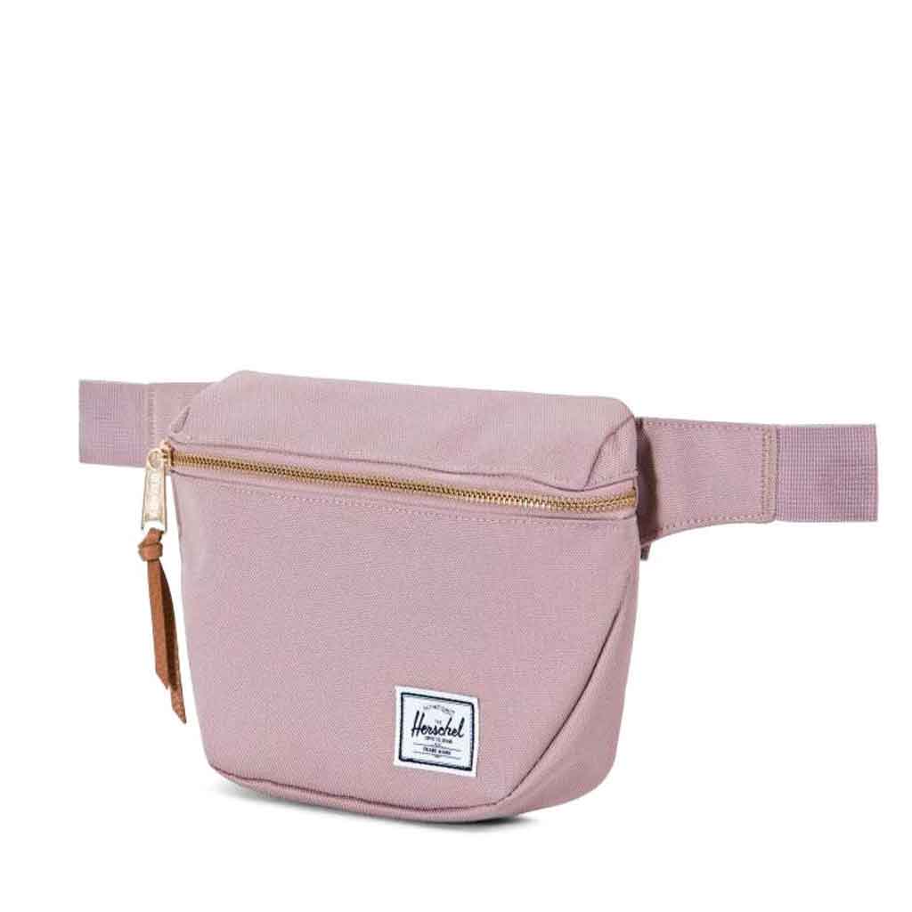Herschel Fifteen Fanny Pack - Stylish Waist Bag for Men & Women, Ash Rose - Perfect for Travel, Hiking & Everyday Use