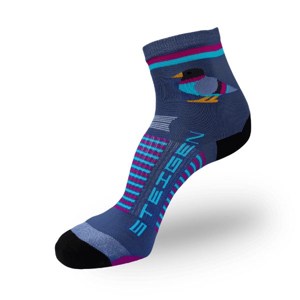 Unisex Steigen 1/2 Length Running Socks - Breathable Cushioned Athletic Socks for Men & Women - Perfect for Jogging, Gym Workouts & Marathon Training