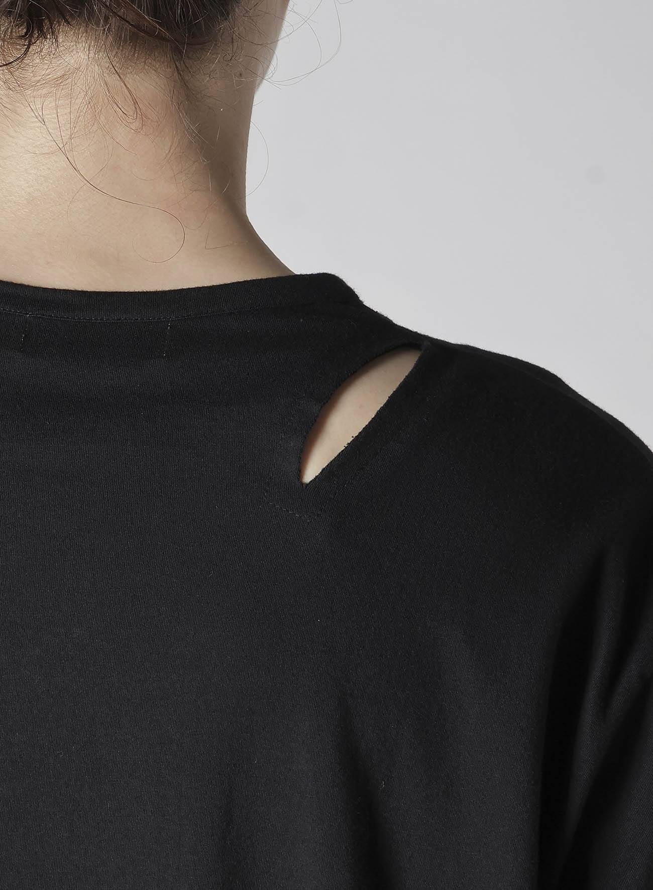 Combed Single Jersey Slit Detail Sleeve T-Shirt for Women - Soft & Comfortable Casual Tee for Everyday Wear, Outings, and Layering