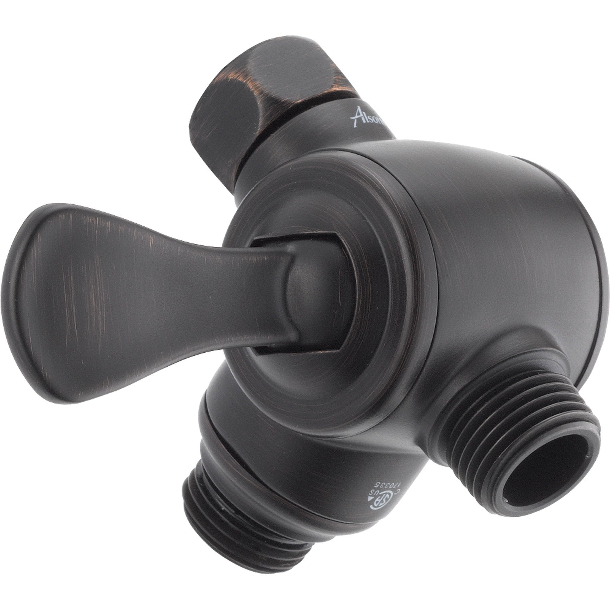 Delta 3-Way Shower Arm Diverter for Handheld Shower in Venetian Bronze 561348 - Perfect for Bathroom Renovation & Spa-Like Shower Experience