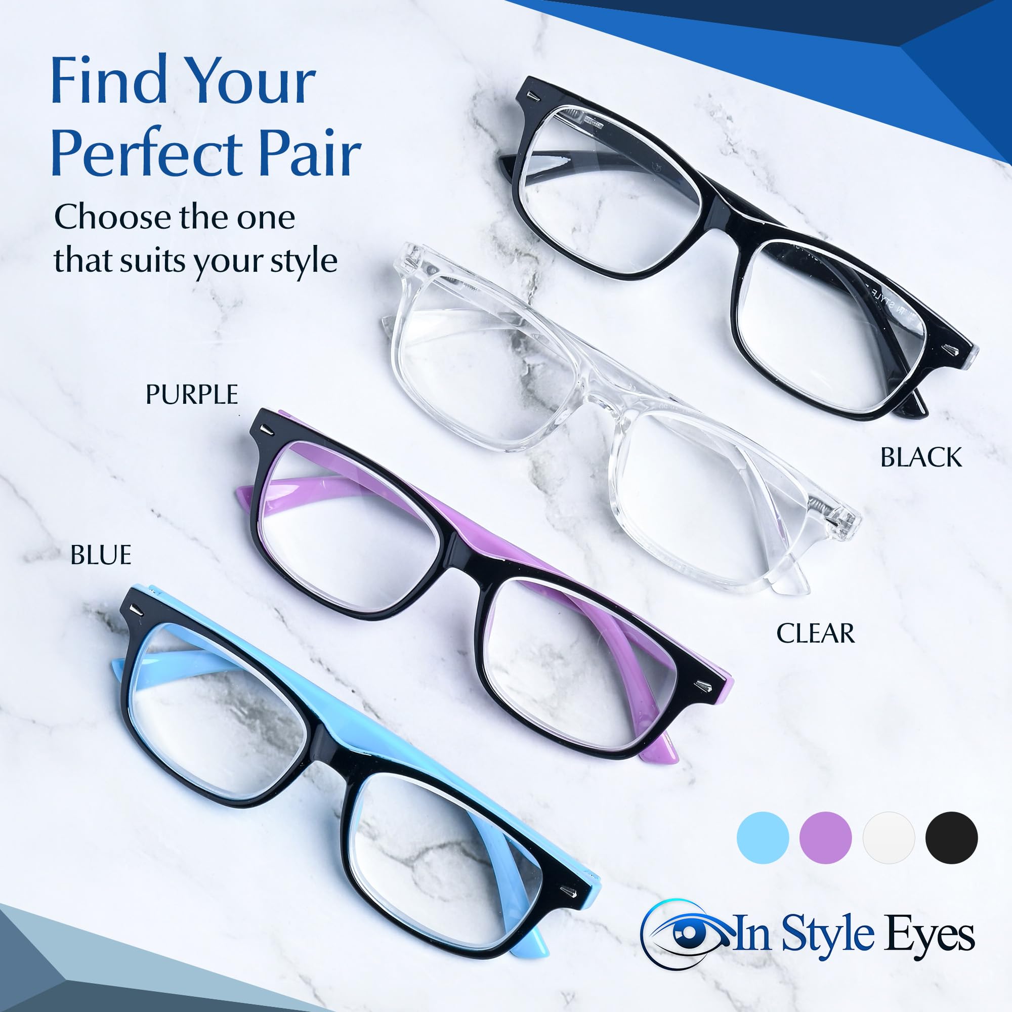 Super Strong High Magnification Reading Glasses for Women & Men - Non-Polarized Lens - Perfect for Reading, Crafts & Close Work