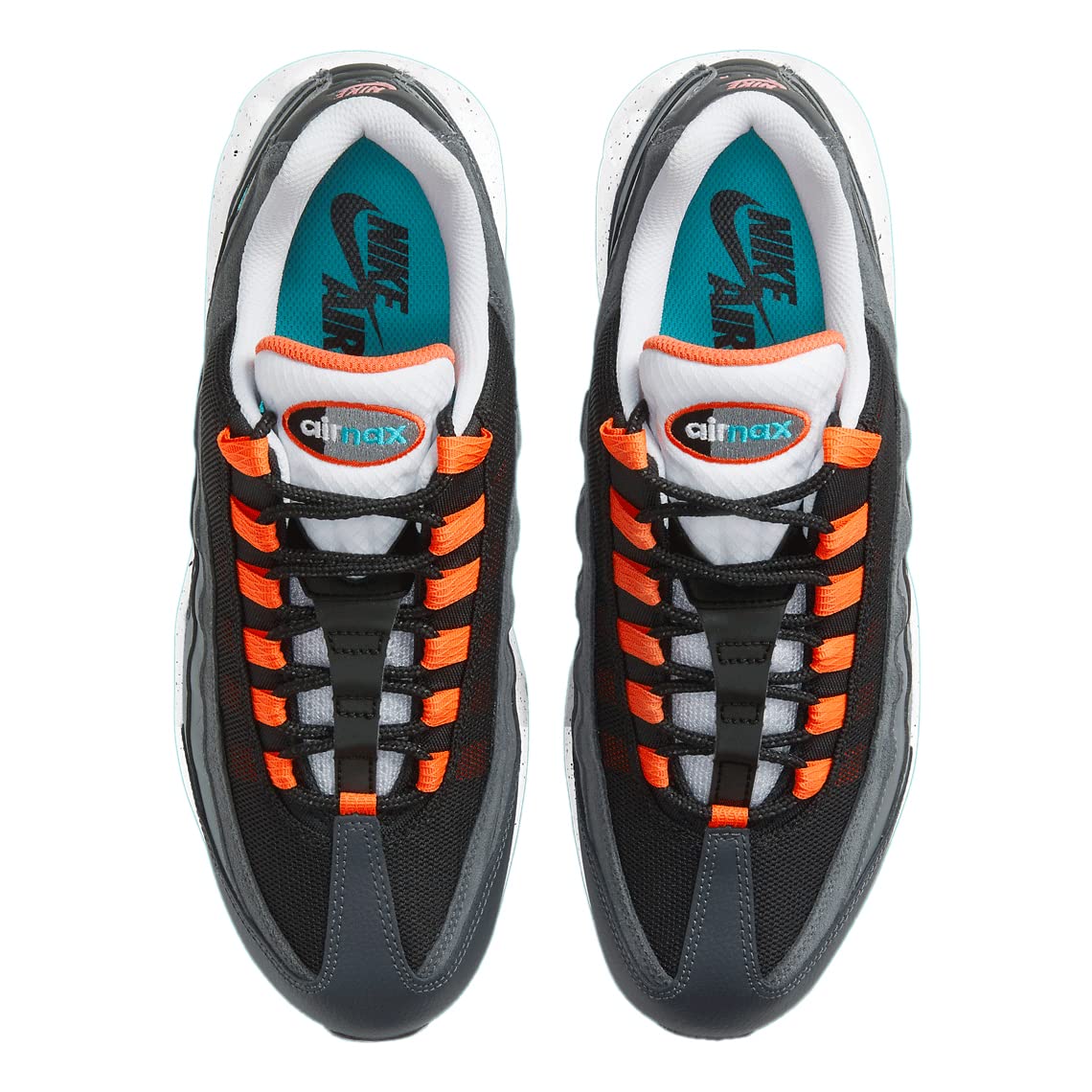 Nike Air Max 95 Men's Running Shoes - Black/White (CZ0191-001) Size 10 | Comfortable Cushioned Sneakers for Jogging, Gym Workouts & Casual Wear