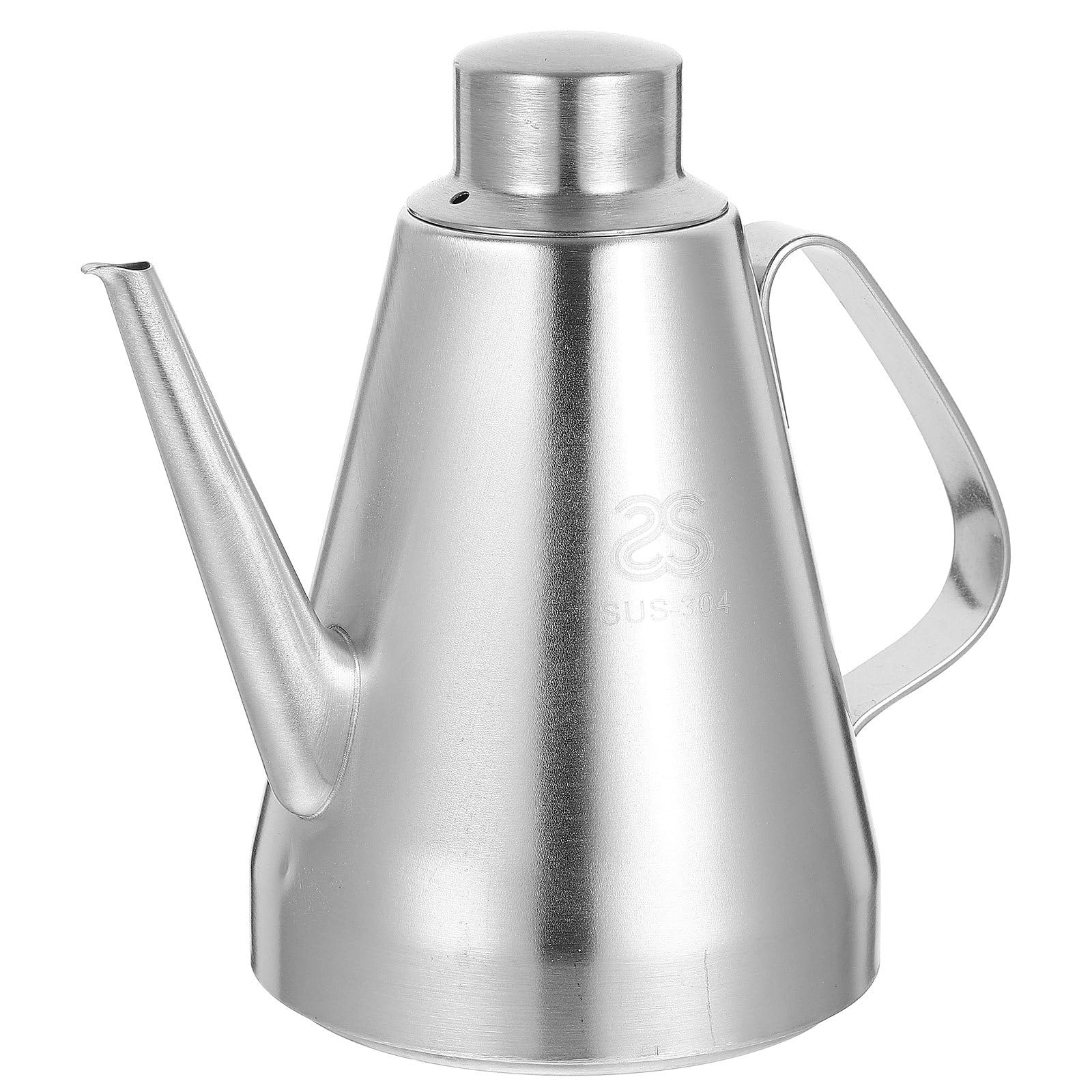Premium Stainless Steel Oil Dispenser Bottle - 1400ML Leakproof Kitchen Cruet for Olive Oil, Vinegar & Cooking Oils (18cm Height) - Perfect for Home Cooking, Restaurants & Salad Dressing