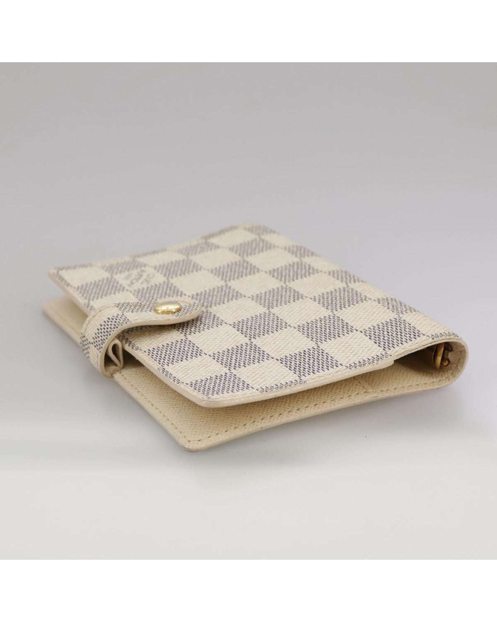 Louis Vuitton Agenda PM Damier Azur Leather Planner - Luxury Organizer for Business & Personal Use - Perfect for Meetings, Travel & Daily Scheduling
